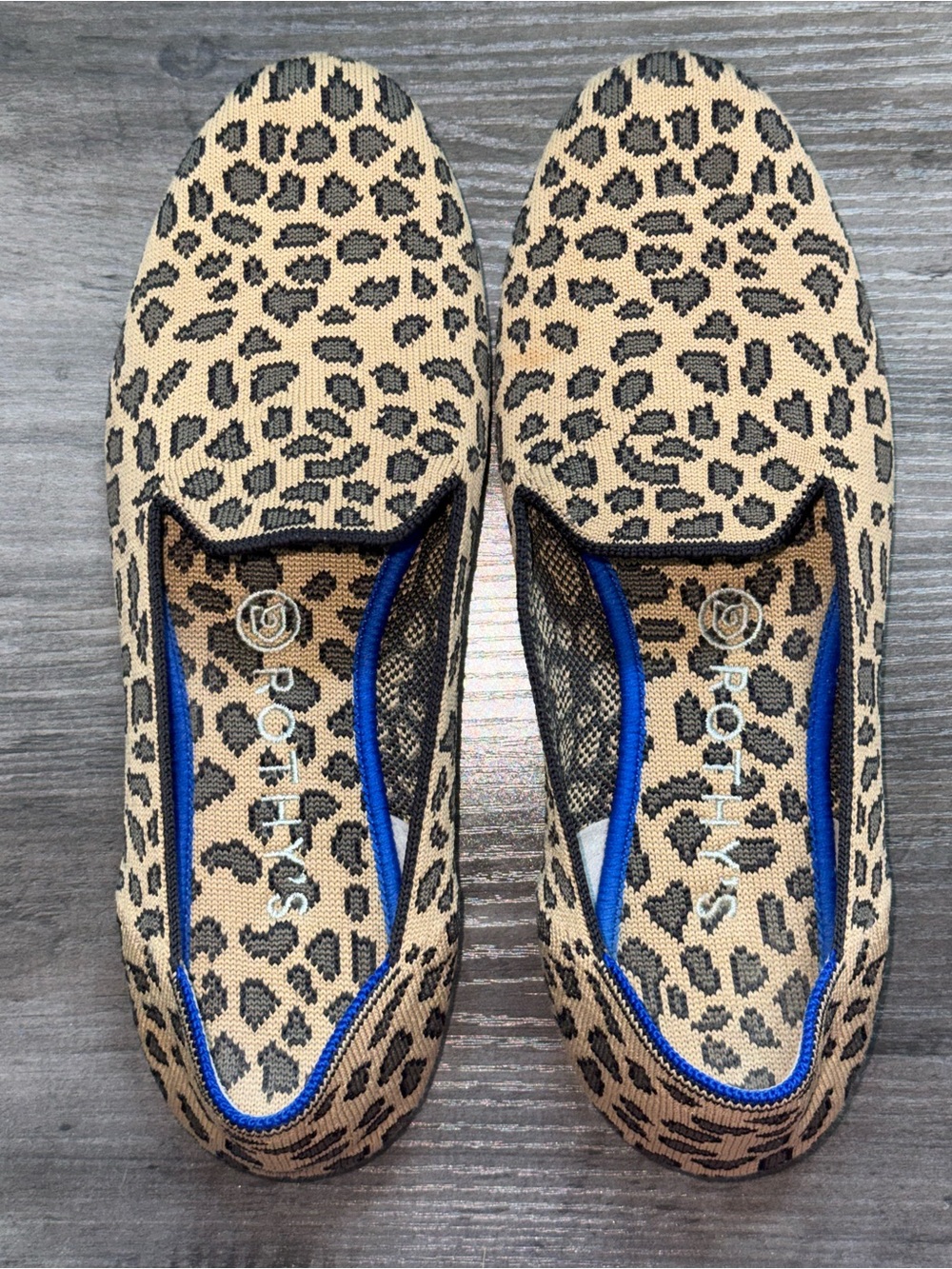 ROTHY’S The Daily Loafer in a Leopard Cheetah Print Women’s Size 8.5